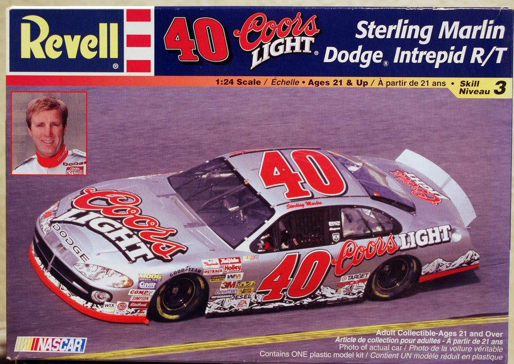 Revell 2170 2002 Dodge Intrepid # 40 Coors Light Sterling Marlin 1:24