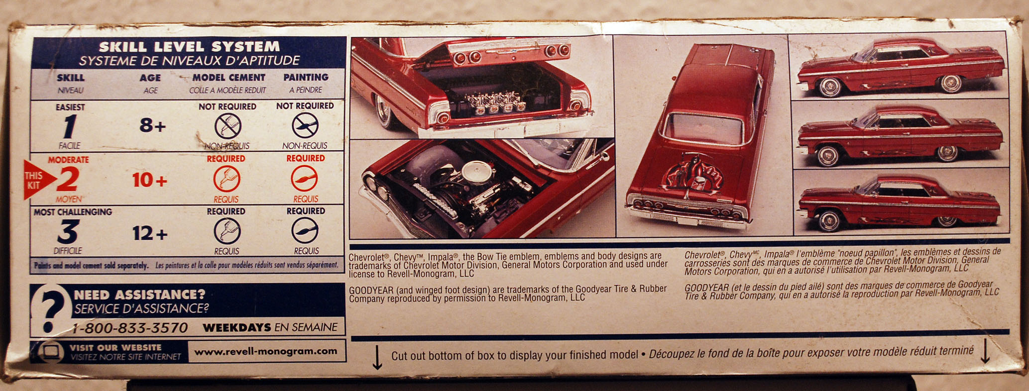 Revell 2574 1964 Chevrolet Impala Lowrider 2´n1 1:25 Bausatz