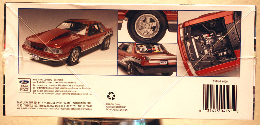Revell 4195 1990 Ford Mustang LX 5.0 Drag Racer 1:25 Bausatz USA