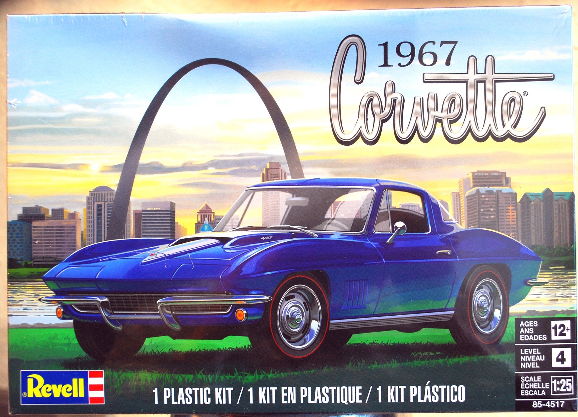 Revell 4517 1967 Chevrolet Corvette 427 1:25 Bausatz