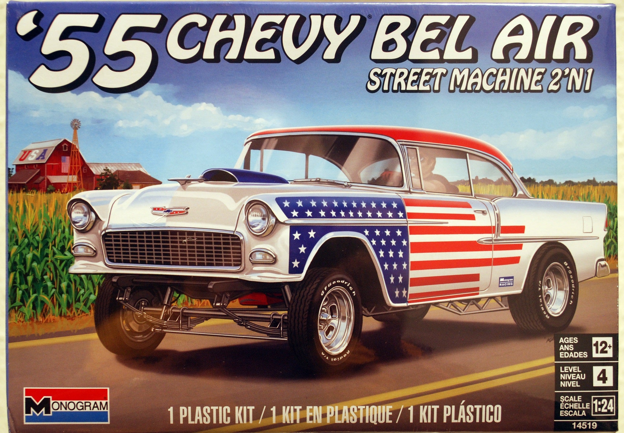 Revell 4519 1955 Chevrolet Bel Air Street Machine 2´n1 1:24