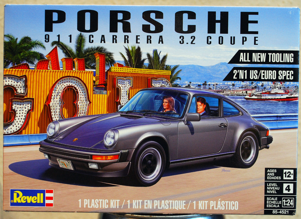 Revell 4521 1987 Porsche 911 Carrera 3.2 (G) Coupe US Version 1:24