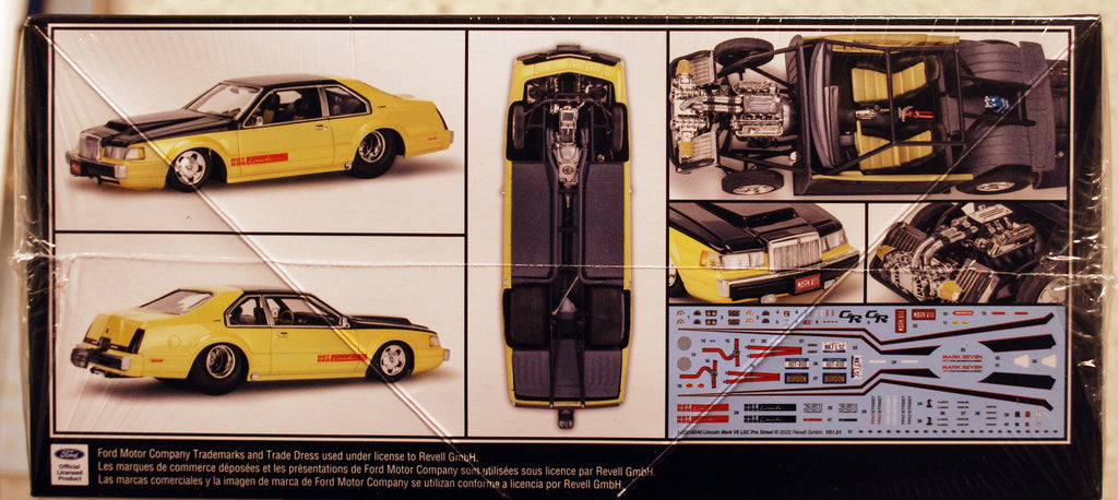 Revell 4537 1984 Lincoln Mark VII LSC Luxury Sports Coupe Pro Street 1:25