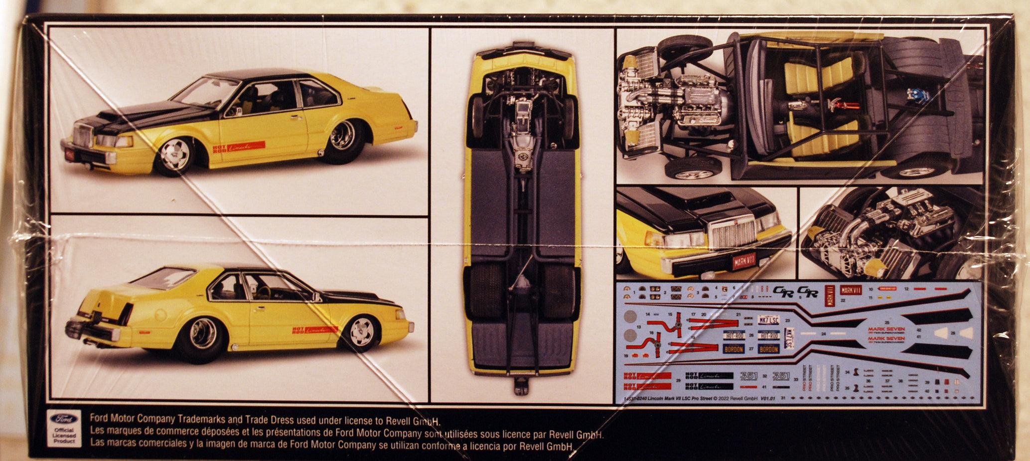 Revell 4537 1984 Lincoln Mark VII LSC Luxury Sports Coupe Pro Street 1:25