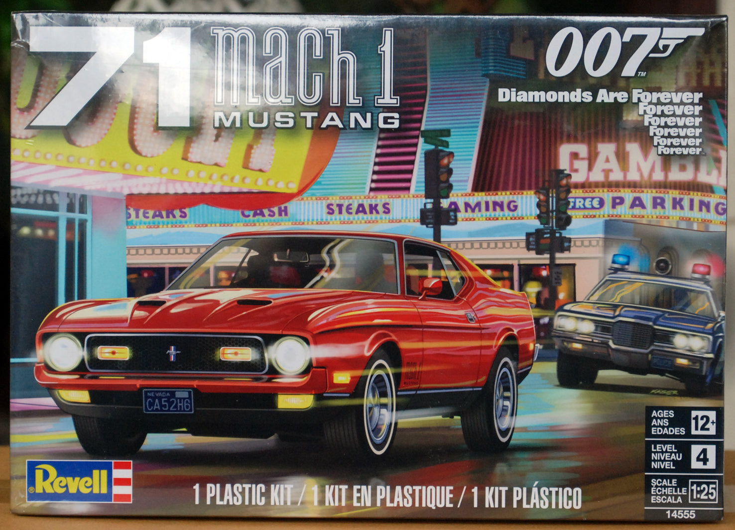 Revell 14555 1971 Ford Mustang Mach I 007 James Bond 1:25 neu 2024