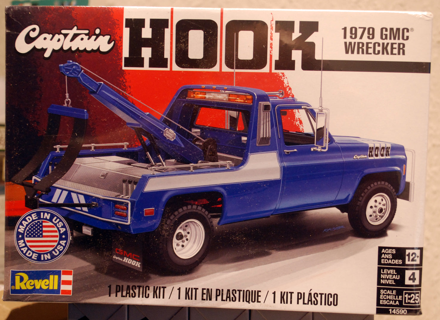Revell 14590 1979 GMC Pickup Wrecker Captain Hook 1:25 wieder 2026