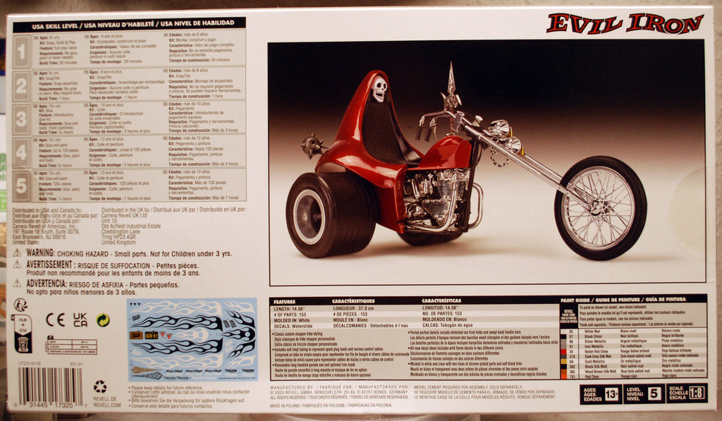 Revell 7325 Evil Iron Trike 1:8