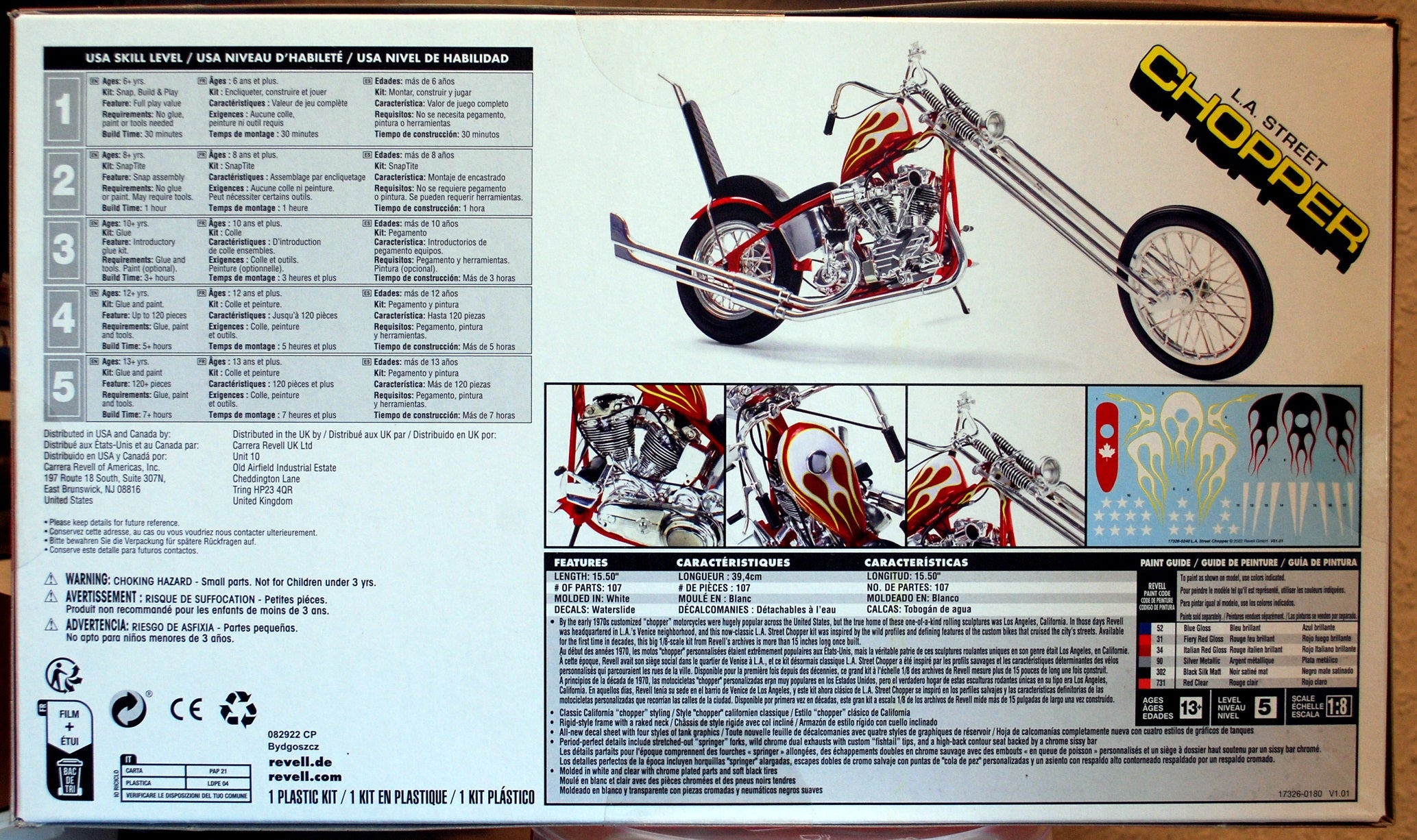 Revell 7326 LA Street Chopper 1:8