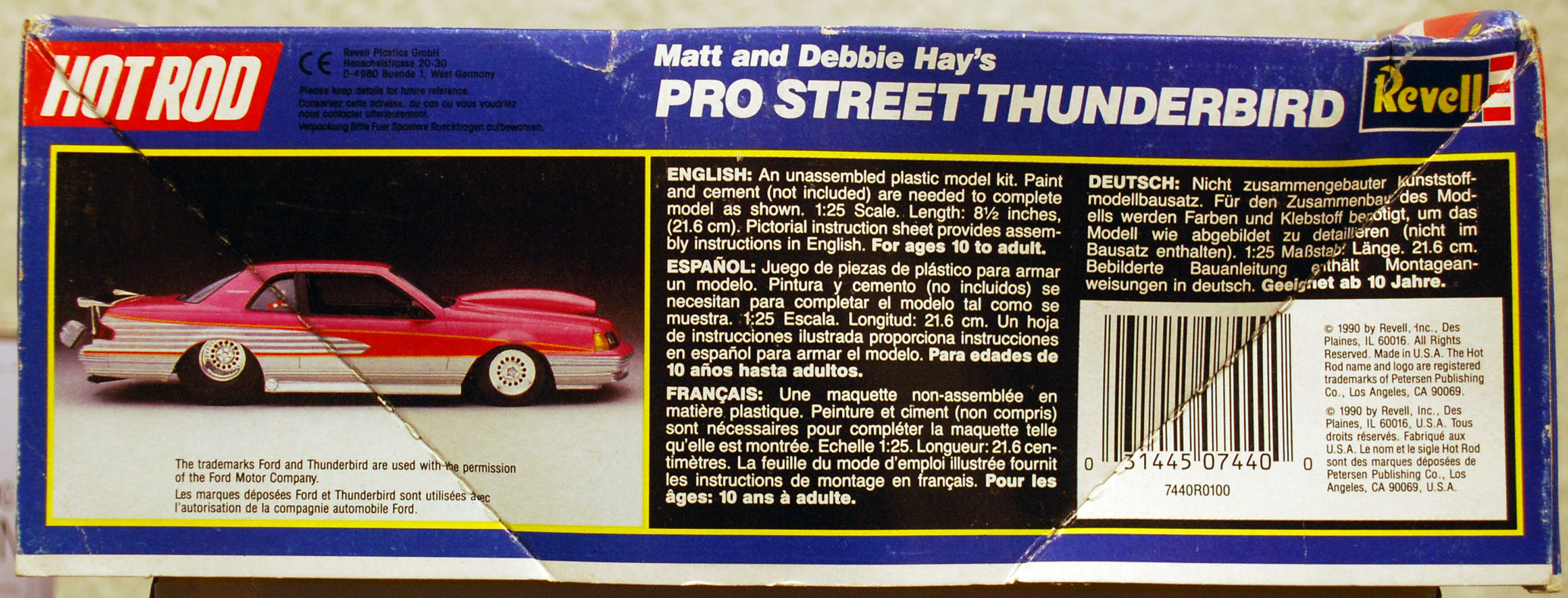 Revell 7440 Matt & Debbie Hays Pro Street Thunderbird 1:25 Bausatz