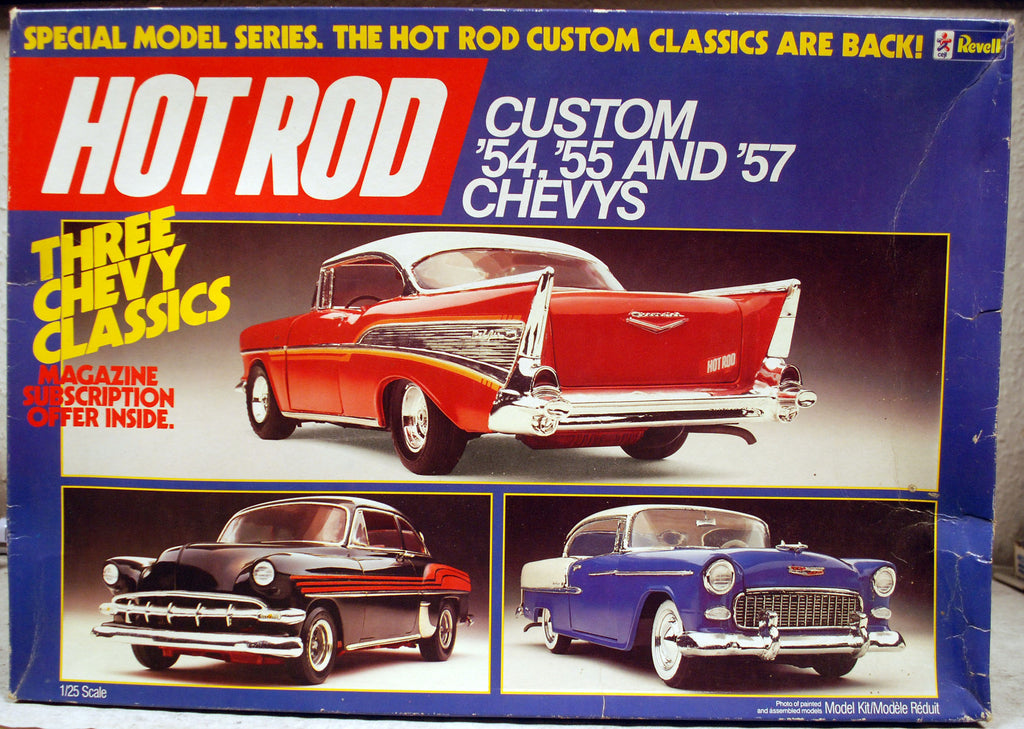 Revell 7447 54 55 57 Chevrolet 3 Bausätze 1:25