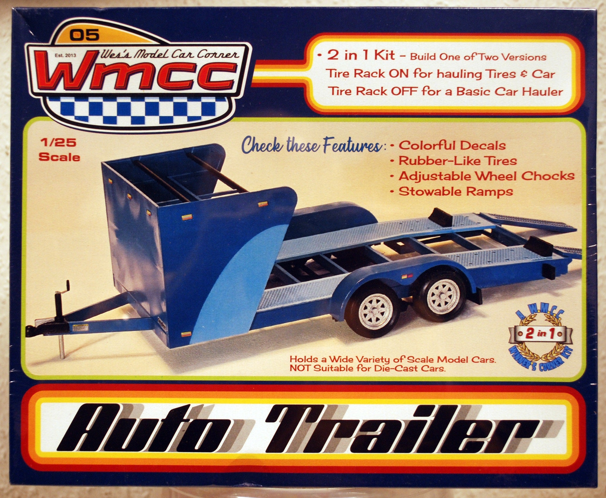 Wes´s Model Car Corner 390710 Auto Trailer 2´n1 1:25