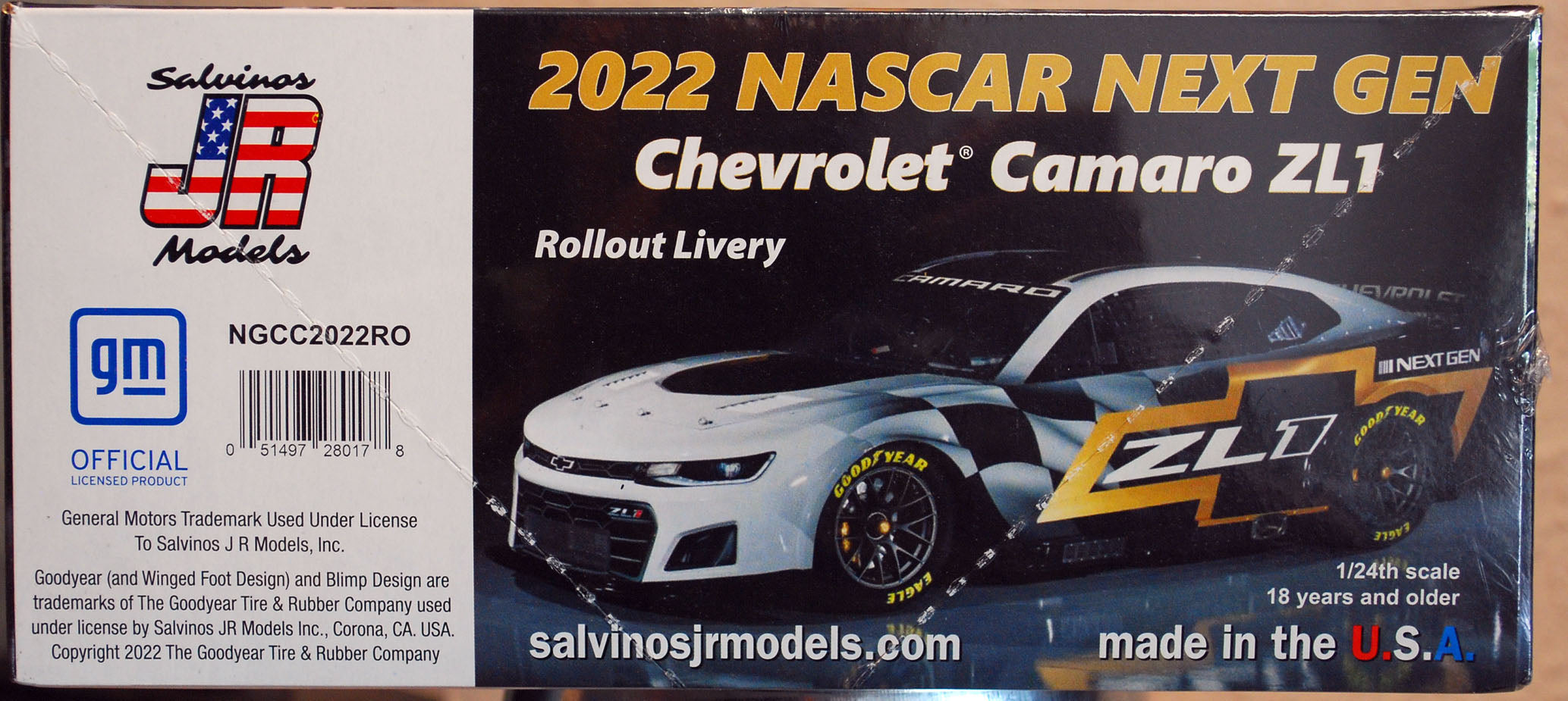 2022 Chevrolet Camaro Rollout Livery 1:24 Salvinos JR 280178