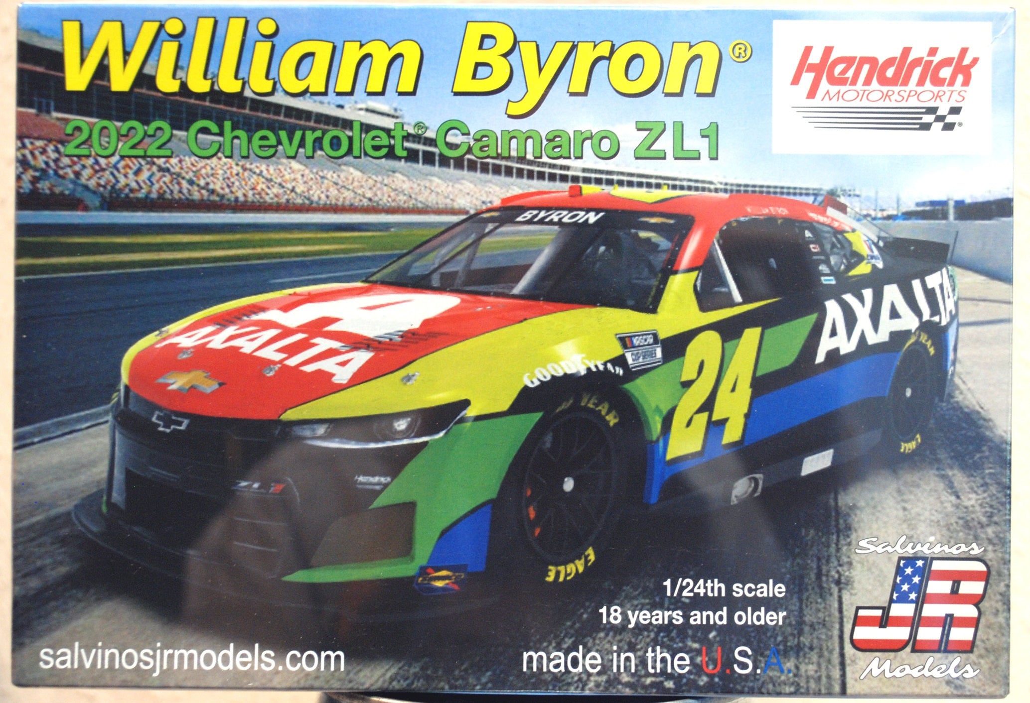 2022 Chevrolet Camaro William Byron Axalta 1:24 Salvinos JR 312480
