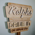 Style Design 0017 Roadsign Ralphs Drive-In 1:24 Bausatz Kit
