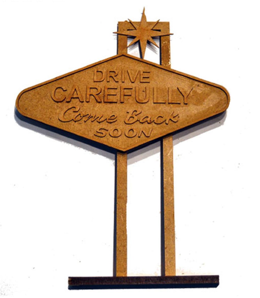 Style Design 0046 Roadsign Las Vegas 1:24 Bausatz Kit