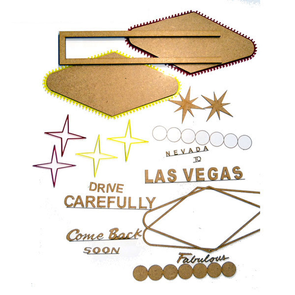 Style Design 0046 Roadsign Las Vegas 1:24 Bausatz Kit