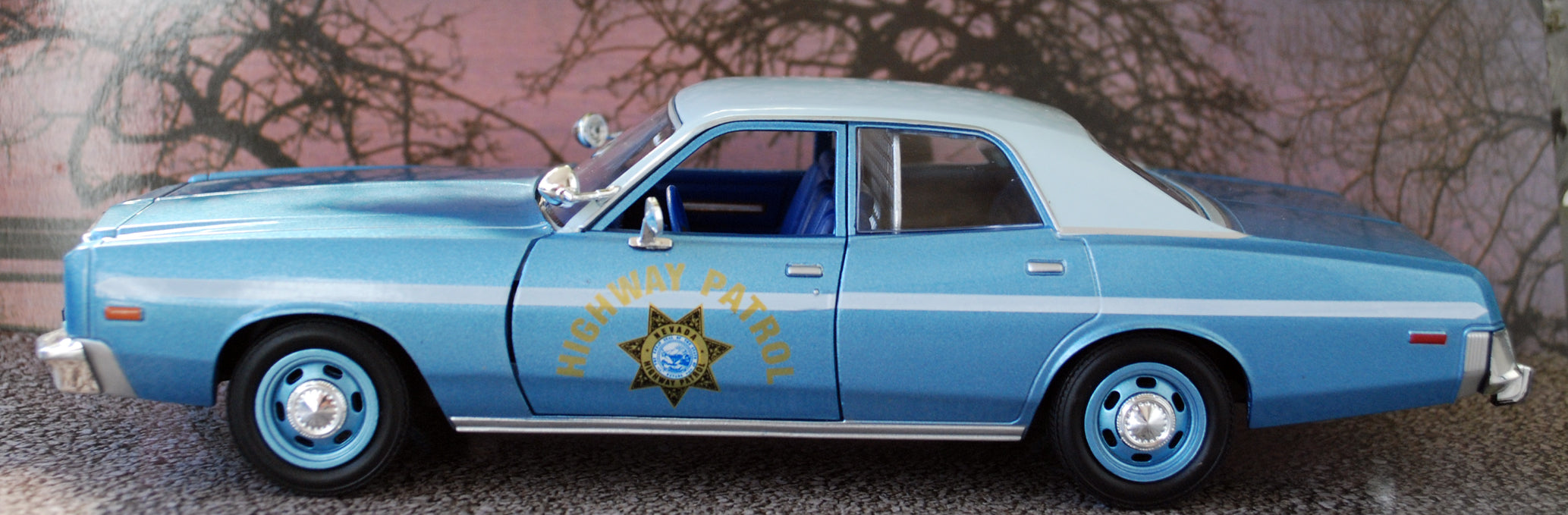 1978 Plymouth Fury Nevada Highway Patrol Ser. 7 1:24 Green Light 85573