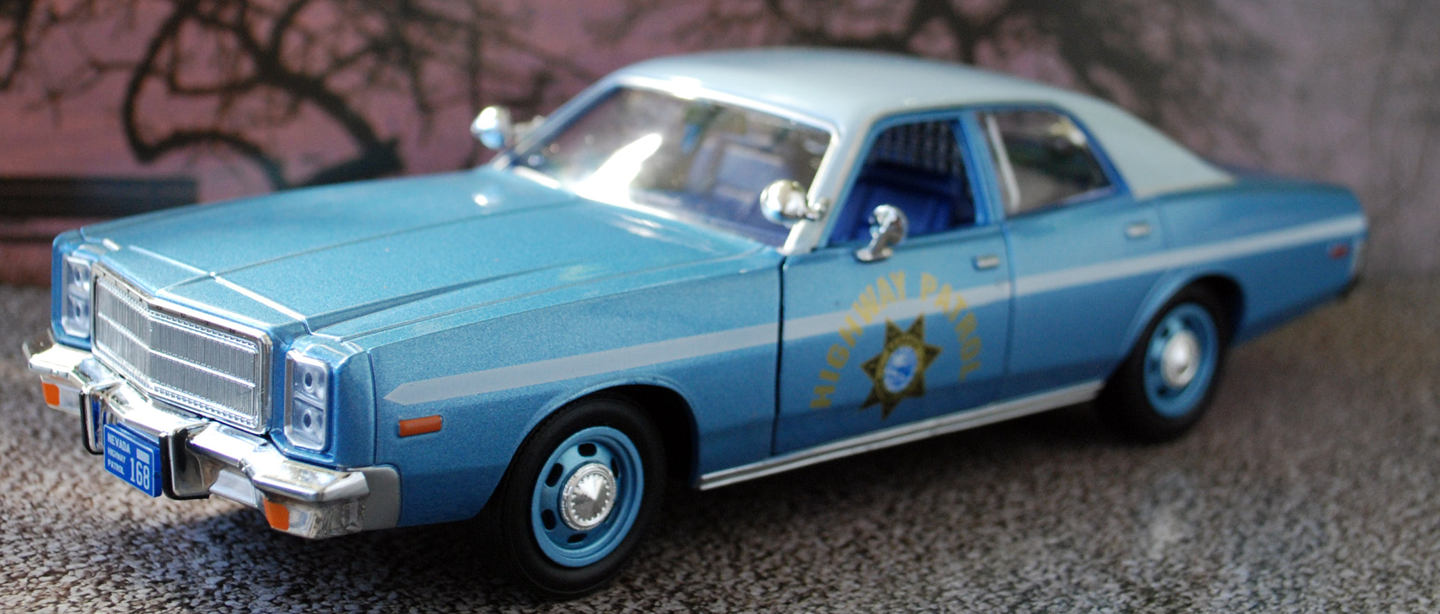 1978 Plymouth Fury Nevada Highway Patrol Ser. 7 1:24 Green Light 85573