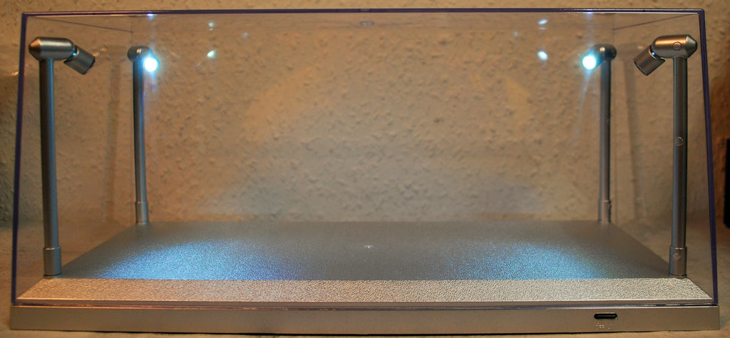 Vitrine T9 189921-24 Einzelvitrine mit oder ohne Beleuchtung Farbe wählbar 1:18