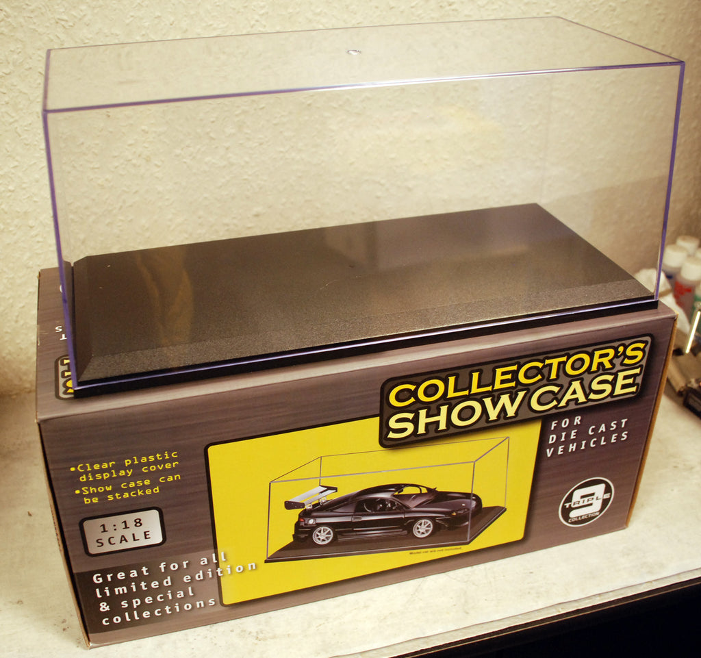 Vitrine T9 189921-24 Einzelvitrine mit oder ohne Beleuchtung Farbe wählbar 1:18