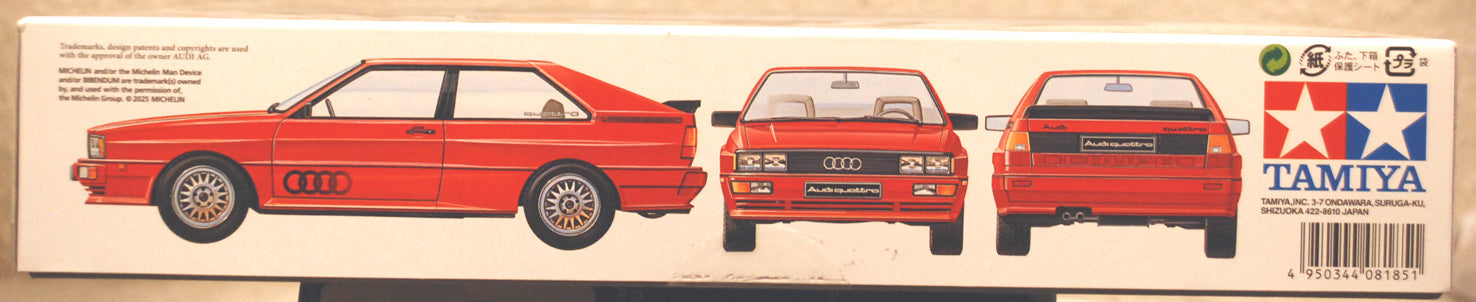 Tamiya 24031 1980 Audi Quattro 1:24 wieder neu 2025