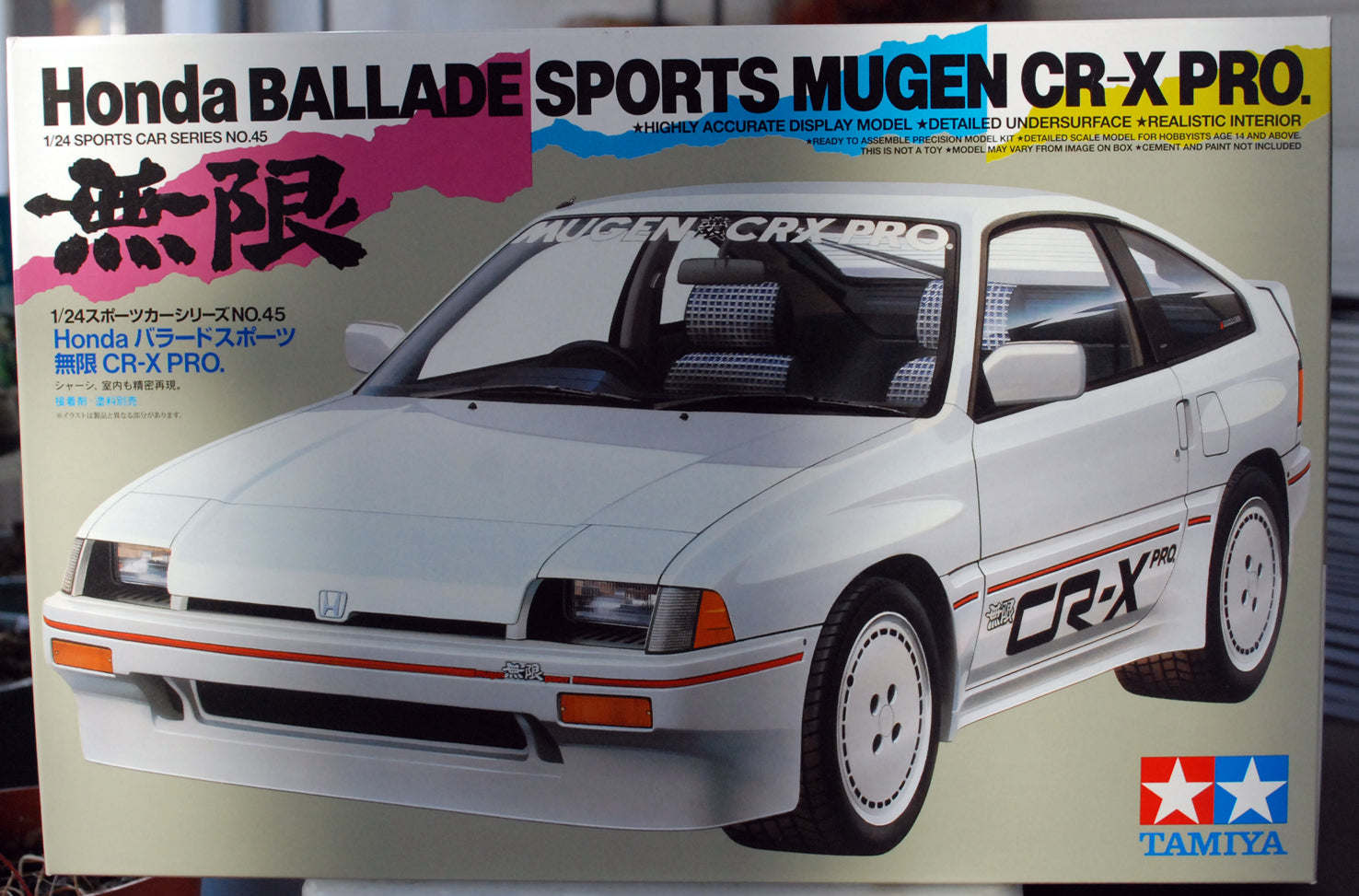 Tamiya 24045 1983 Honda CR-X Type AF Mugen 1:24