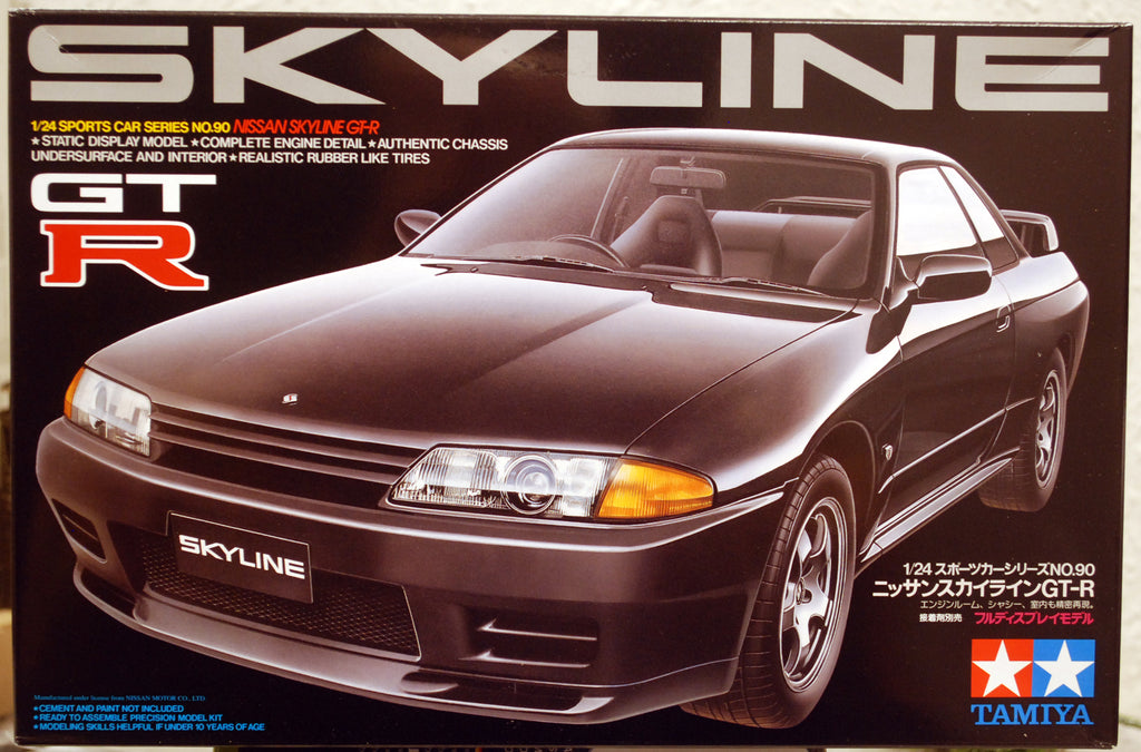 Tamiya 24090 1989 Nissan Skyline GT-R BNR 32 1:24 JDM Bausatz