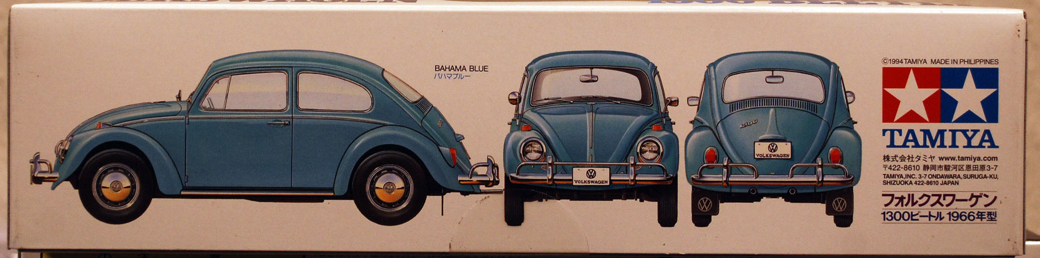 Tamiya 24136 1966 Volkswagen VW Käfer 1300 VW Beetle, 1:24