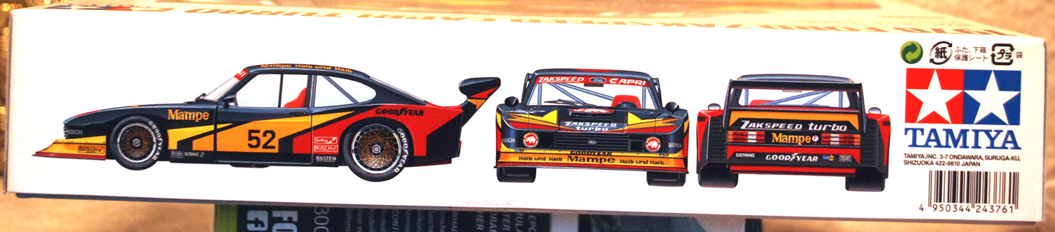 Tamiya 24376 1978 Ford Capri Turbo Zakspeed Mampe 1:24 Bausatz