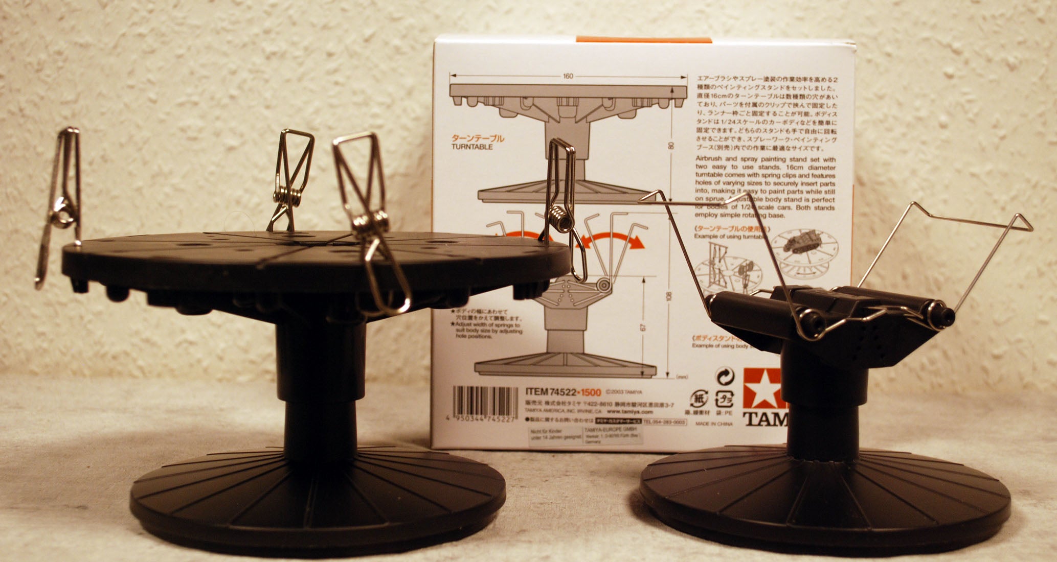 Tamiya 74522 Spray Work Painting Stand Set Lackierhalterung