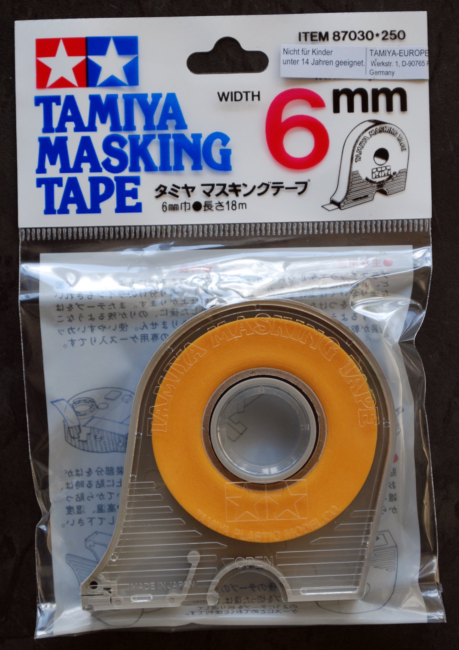 Tamiya Masking Tape Maskier Film und Folie mit Abroller oder Refill