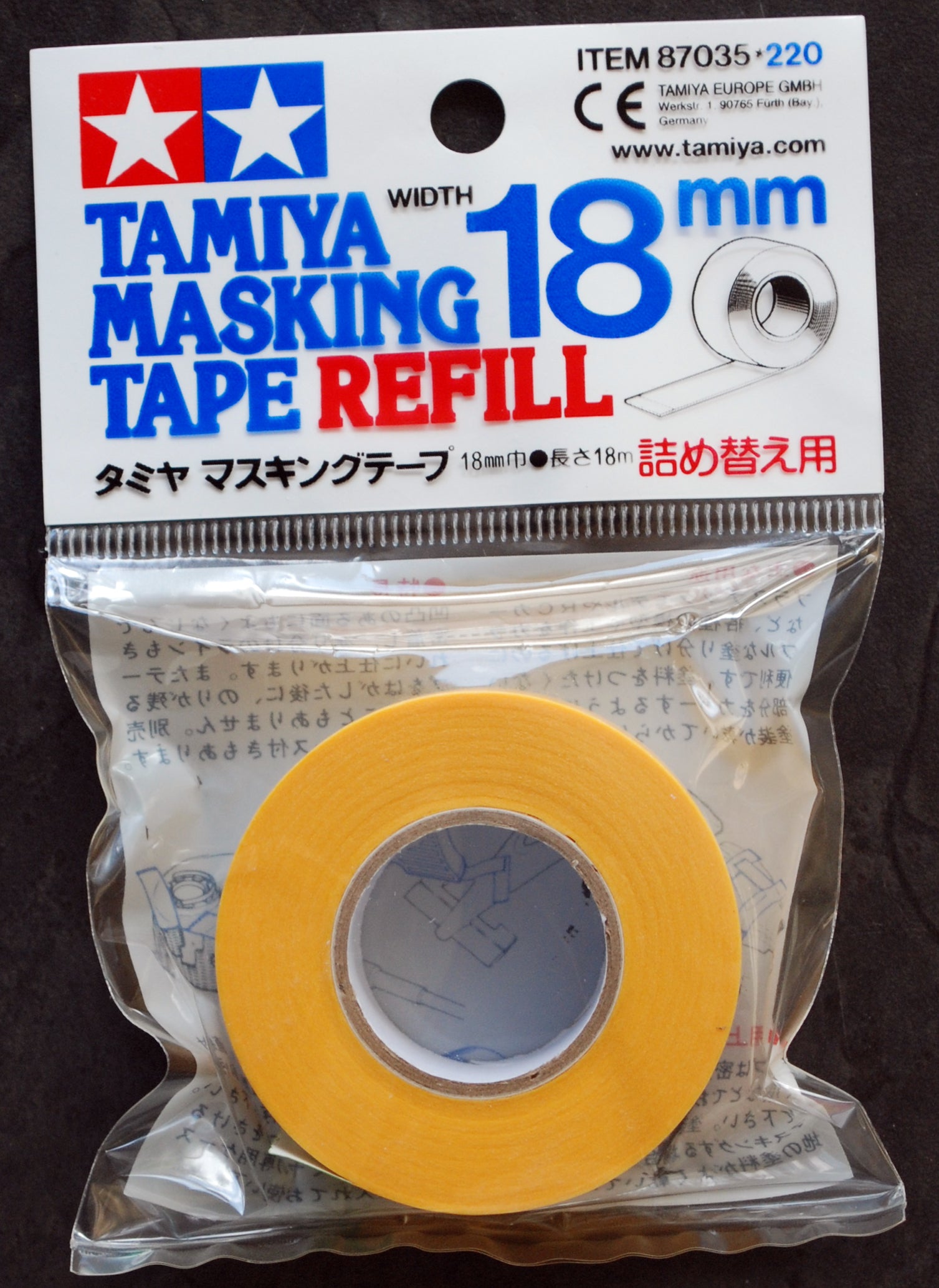 Tamiya Masking Tape Maskier Film und Folie mit Abroller oder Refill