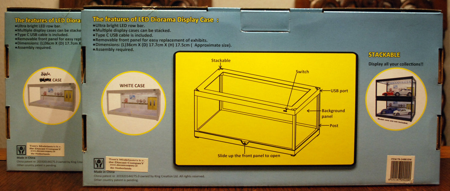 Vitrine T9 Triple 9 248810BK Polystyrol Schaukasten Vitrinen Acryl