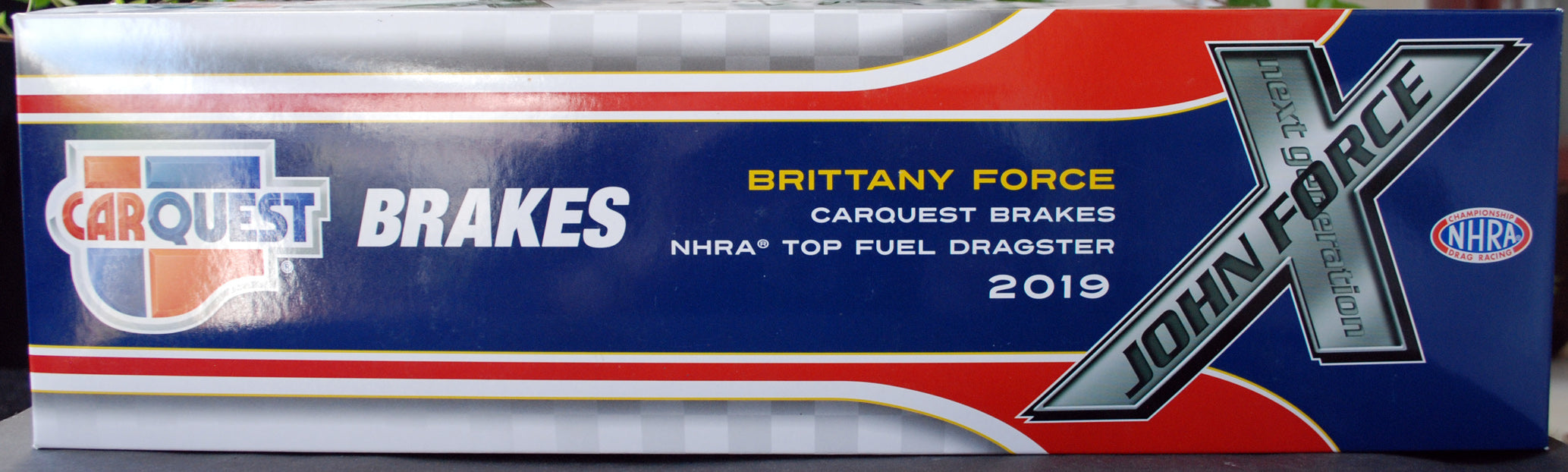 Autoworld CP7654 2019 Car Quest Brakes NHRA Top Fuel John Force 1:24