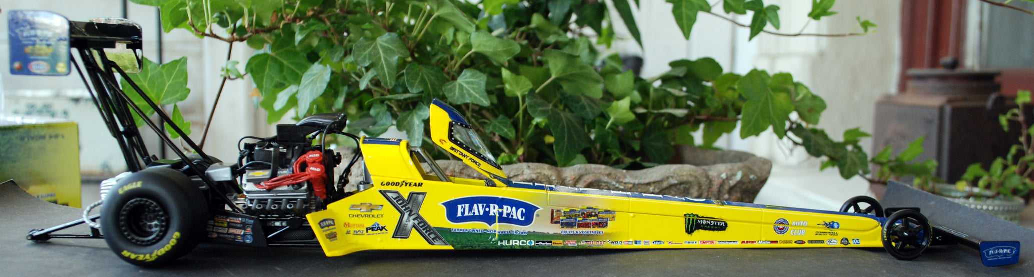 Autoworld CP7702 2020 FLAV-R-PAC 2020 NHRA Top Fuel John Force 1:24