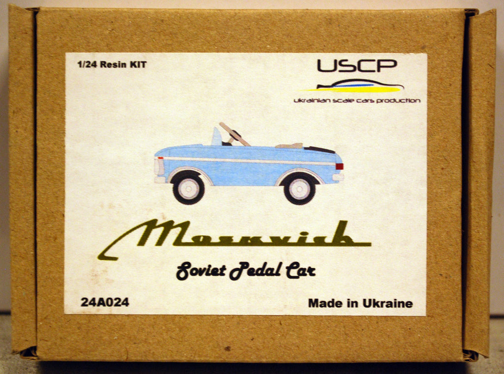 USCP 24A024 Moskvich Pedal Car Moskwich Tretauto 1:24
