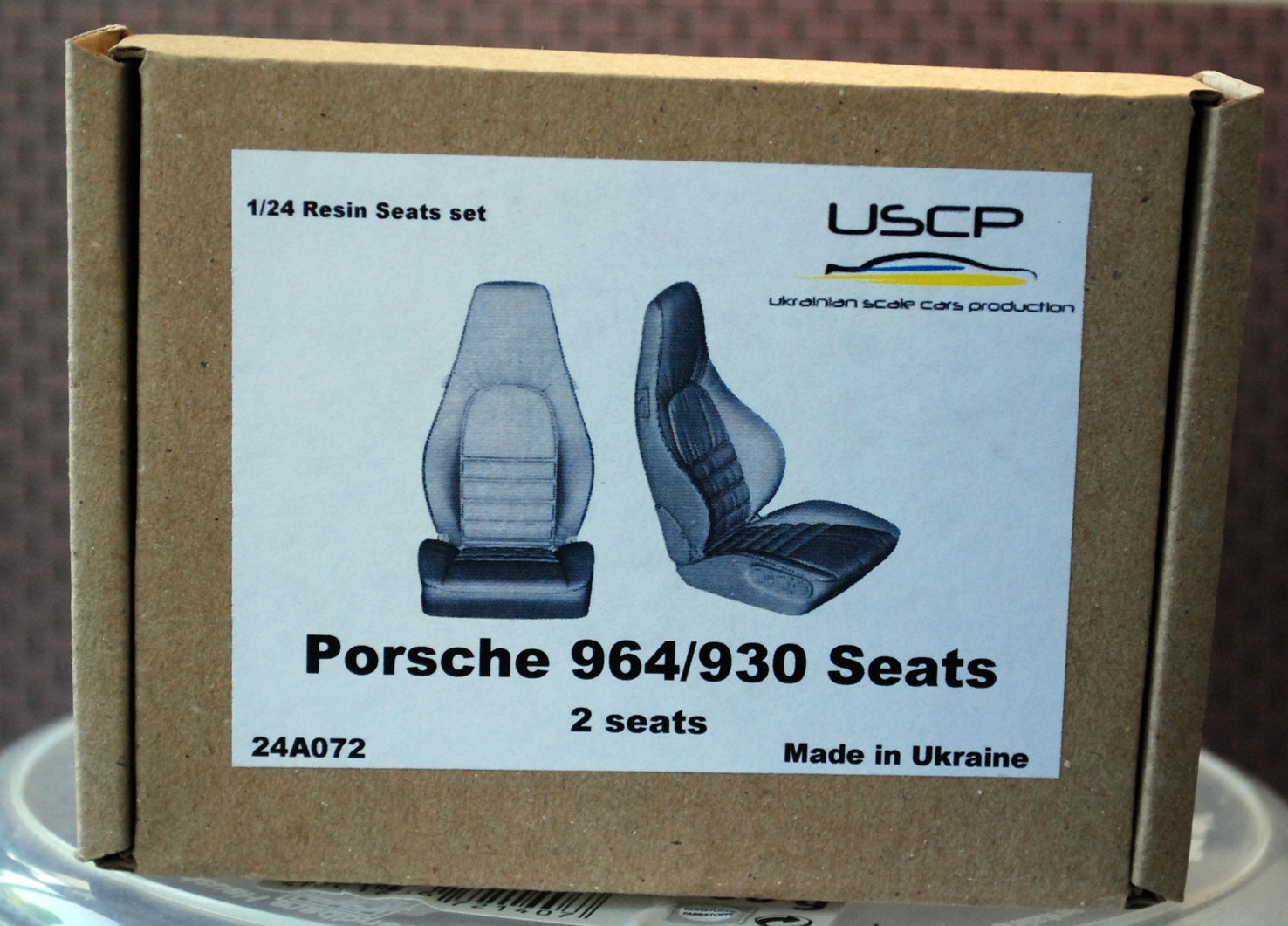 USCP 24A072 Vordersitze Seats Porsche 930 / 964 1:24