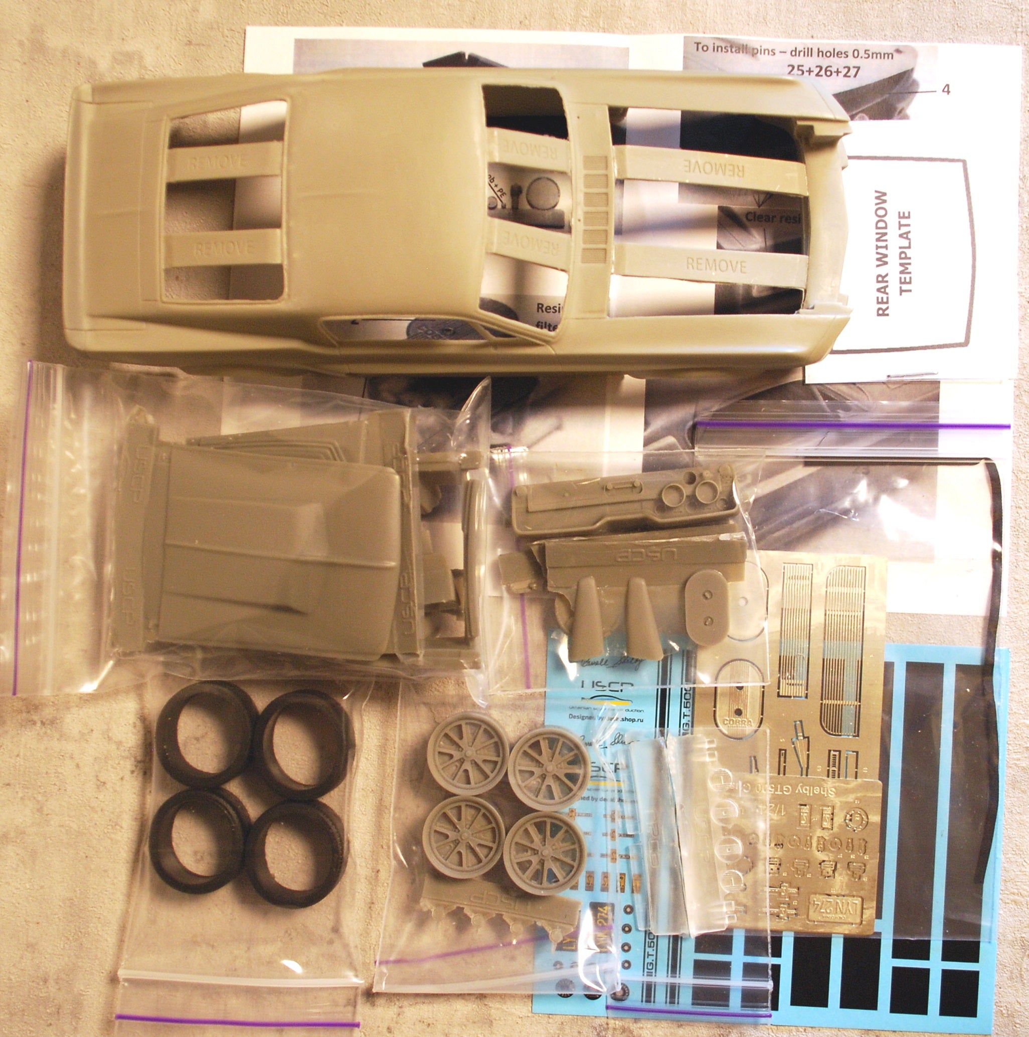 USCP 24T009 Shelby GT 500 Eleanor für Revell 1:24