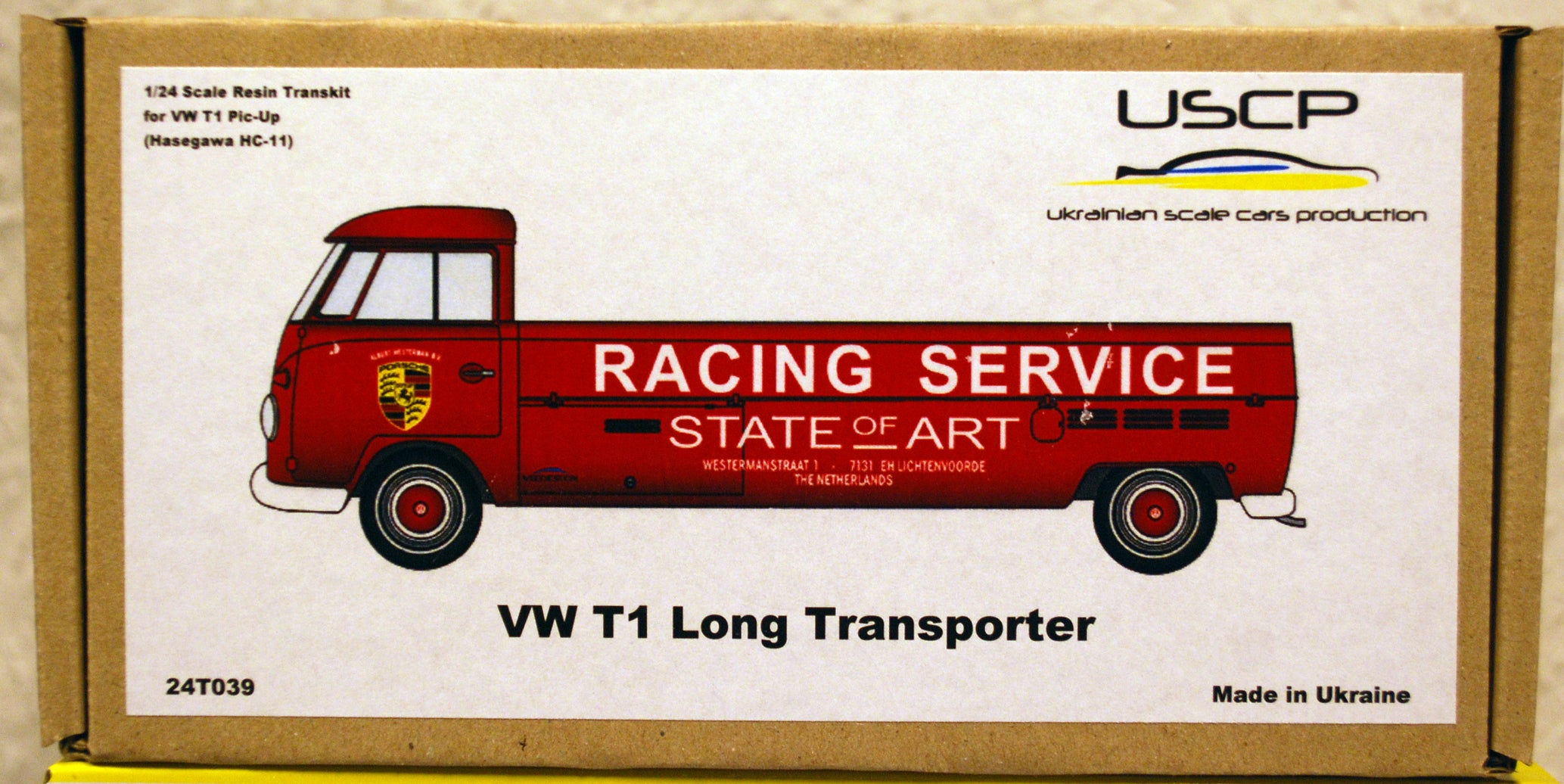 USCP 24T039 Volkswagen T1 Long für Hasegawa 1:24