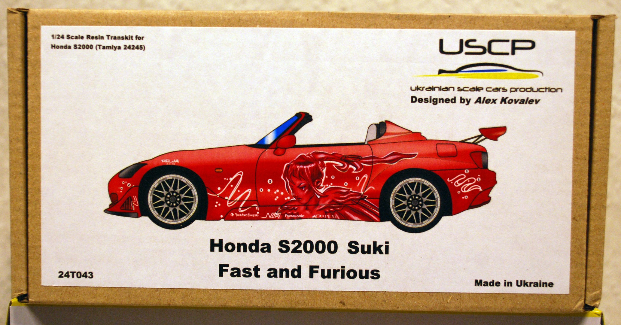 USCP 24T043 Sukis Honda S 2000 aus Fast and Furious für Tamiya 1:24