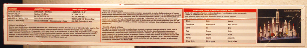 US Space Missiles 36 Missiles 1:128 Atlantis 6871