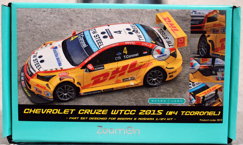 ZoomOn ZO12 für den 2015 Chevrolet Cruze WTCC 2015 1:24 von Aoshima