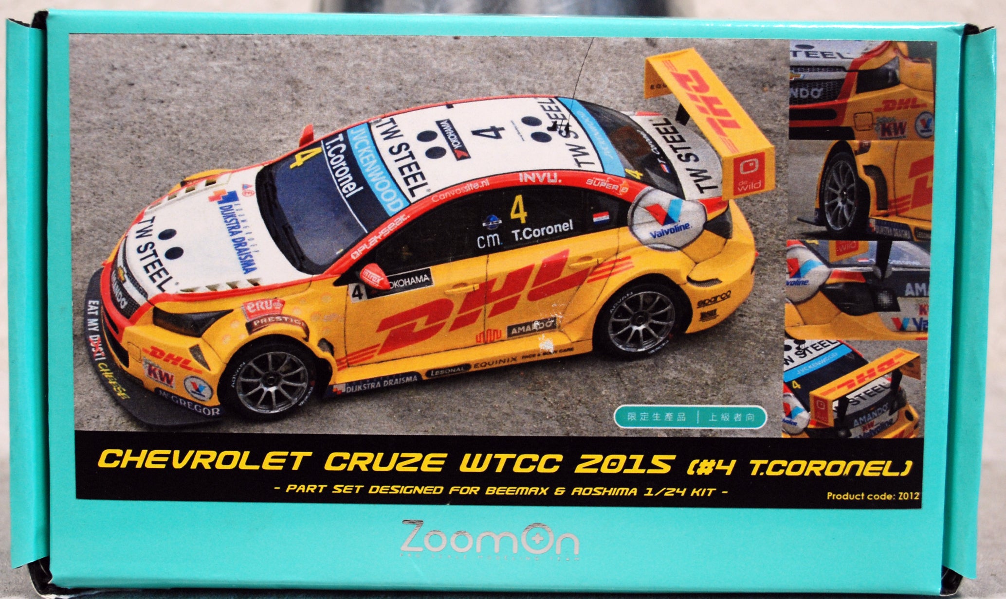 ZoomOn ZO12 für den 2015 Chevrolet Cruze WTCC 2015 1:24 von Aoshima