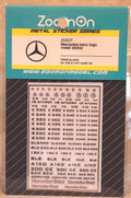 ZoomOn ZD027 Mercedes AMG Metal Sticker div. Maßstäbe