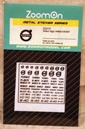 ZoomOn ZD016 Volvo Metal Sticker div. Maßstäbe