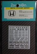 ZoomOn ZD031 Honda Metal Sticker div. Maßstäbe