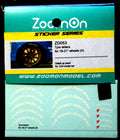 ZoomOn ZD053 Tyre Letters A Reifen Decals 18"-21"