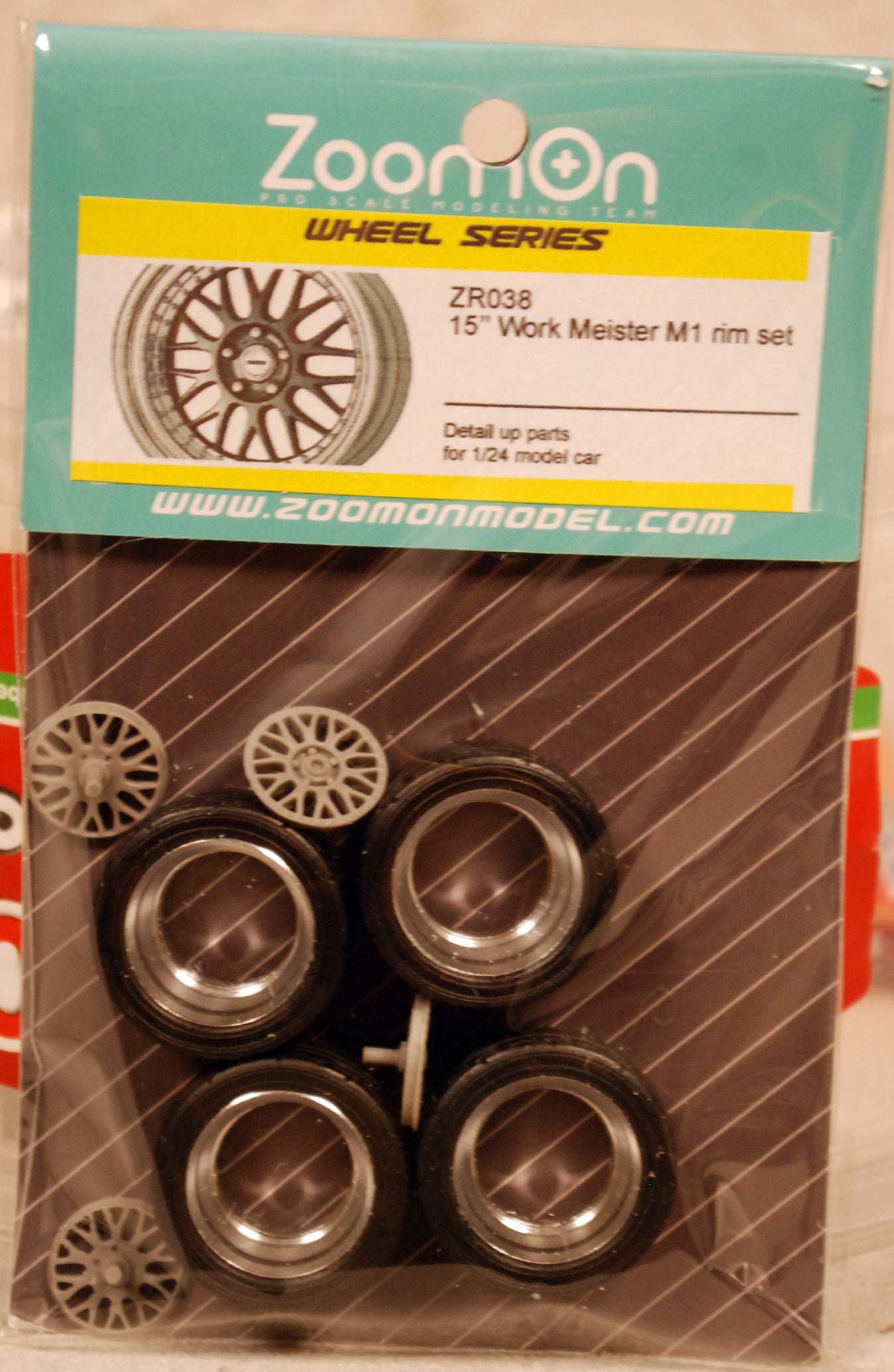 ZoomOn ZR038 Work Meister M 1 Felgen 15 Zoll inkl. Reifen 1:24