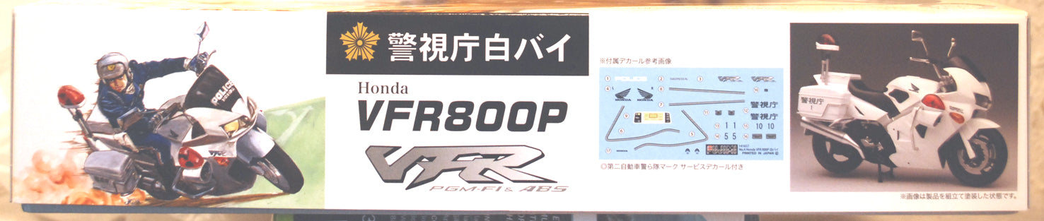 Fujimi 141657 1998 Honda VFR 800 P Police Bike 1:12 Bausatz