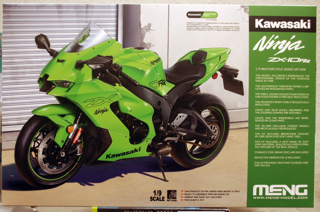 Meng MT008 2024 Kawasaki Ninja ZX-10RR 1:9
